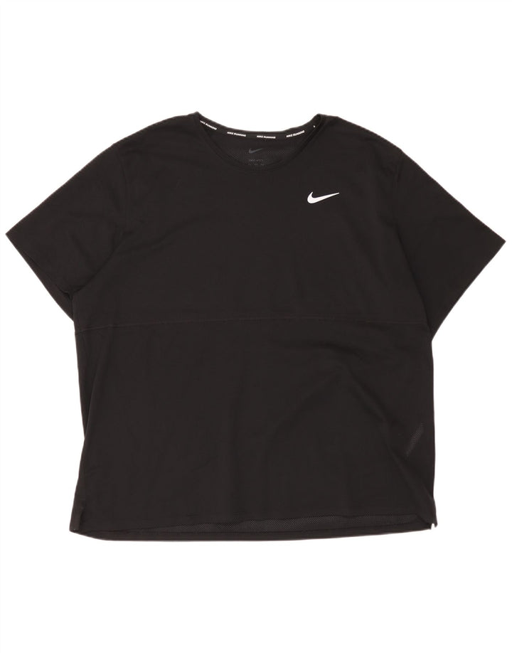 Nike herre Dri Fit T-shirt top 2XL sort polyester