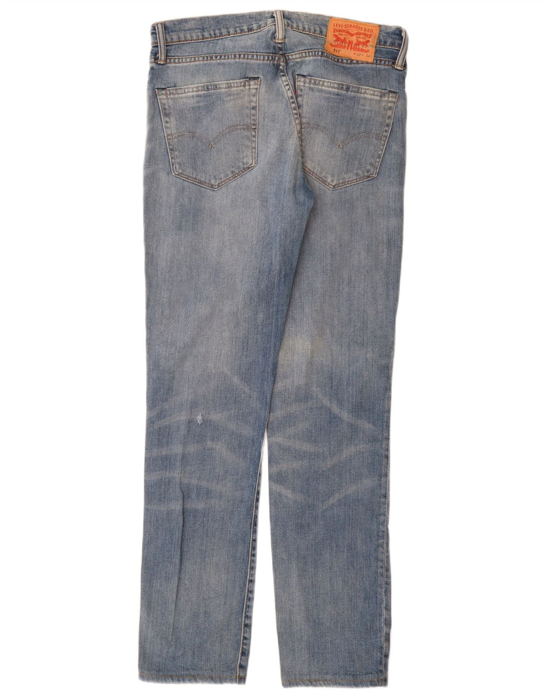 Levi's Mens 511 Slim Jeans W32 L31 Blue Cotton