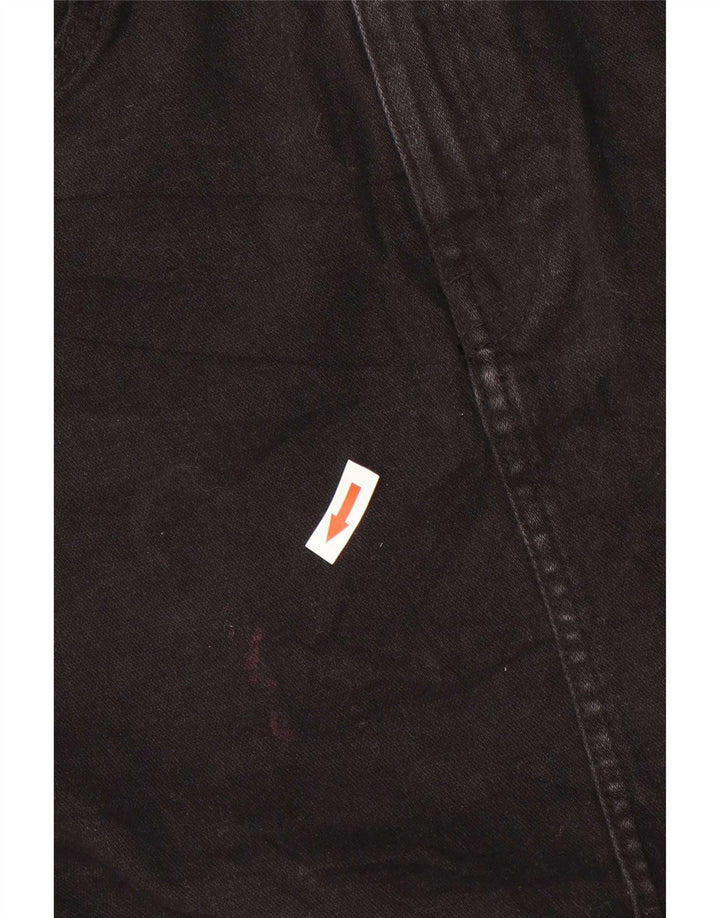 Zara Womens Mini Denim Skirt Medium W28  Black