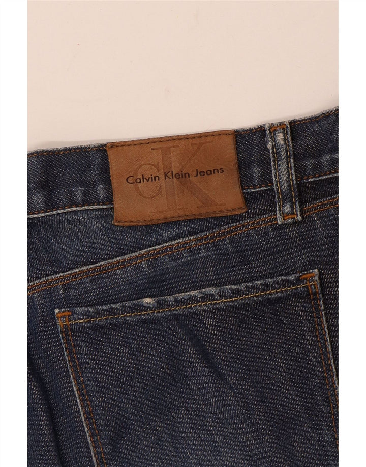 Calvin Klein Womens Bootcut Jeans W28 L29 Navy Blue