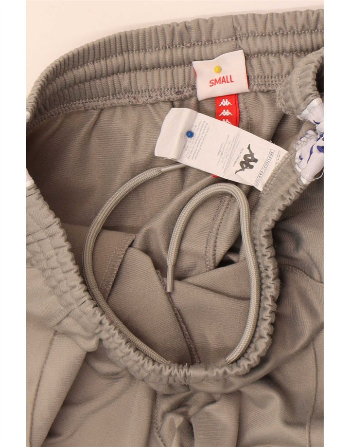 Kappa Mens Graphic Tracksuit Trousers Joggers Small Grey Colourblock