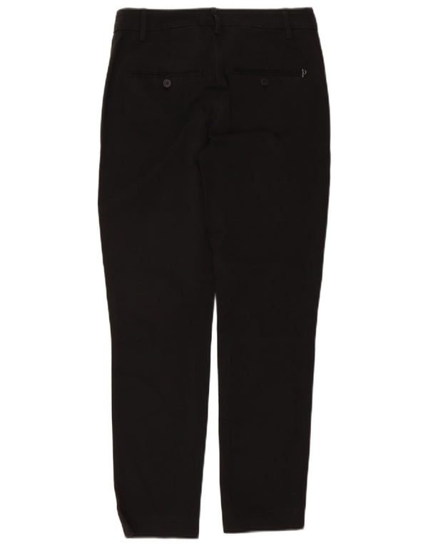Dondup Mujer Pantalones Chinos Slim W27 L27 Algodón Negro
