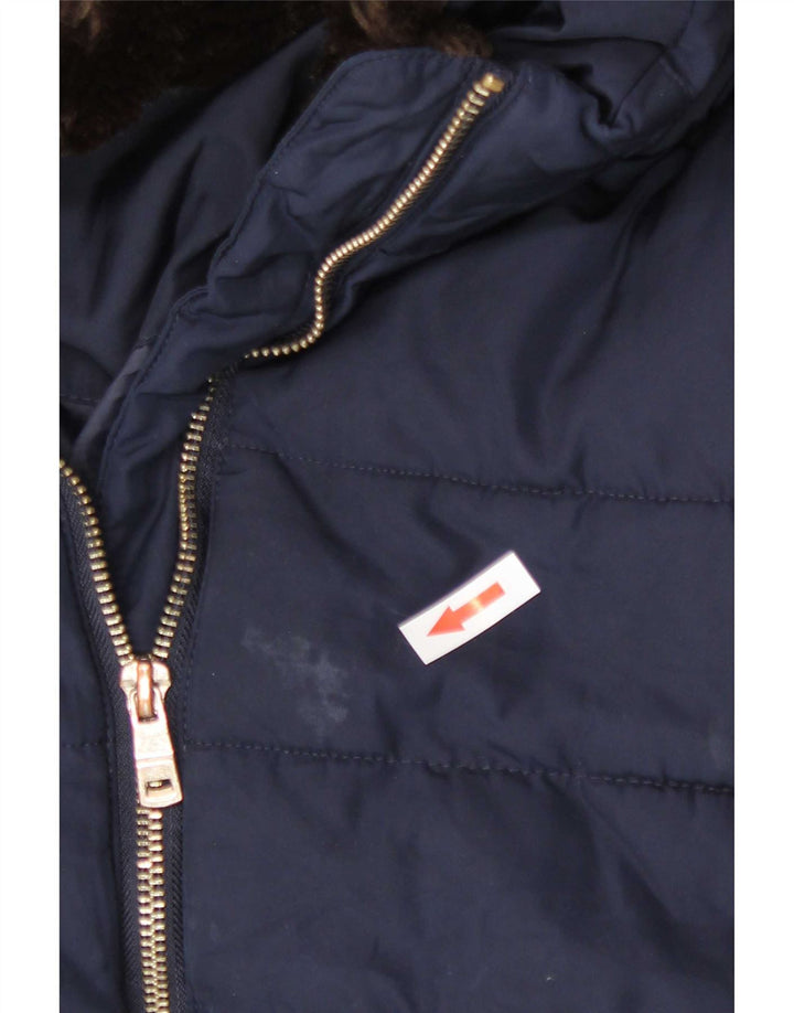 Marks & Spencer Chaqueta acolchada para mujer UK 46 Grande Poliéster azul marino