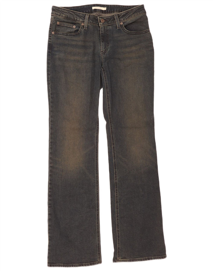 Jeans Levi's da donna super bassi bootcut W30 L34 cotone nero