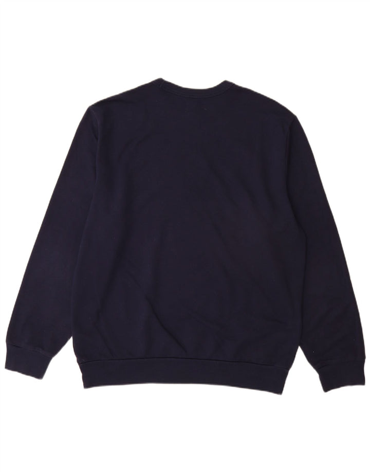 GAP grafisk sweatshirt til mænd, stor marineblå bomuld