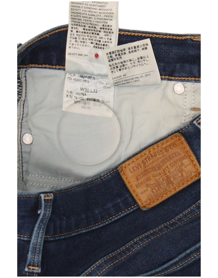 Jeans Capri da donna Levi's W30 L21 cotone blu