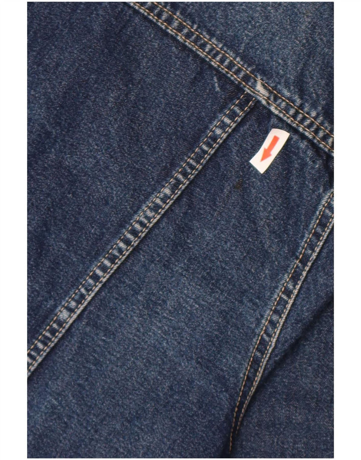 Benetton Herren Jeansjacke UK 42 XL Blaue Baumwolle
