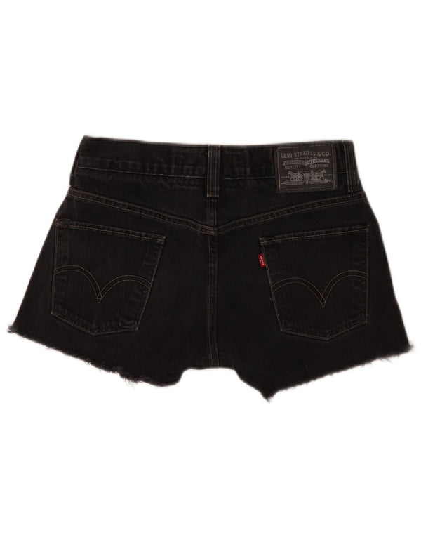Женские джинсовые шорты скинни Levi's 511 W30, средний черный, хлопок