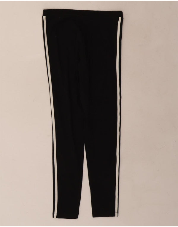Adidas Womens Leggings UK 8 Small Black Cotton