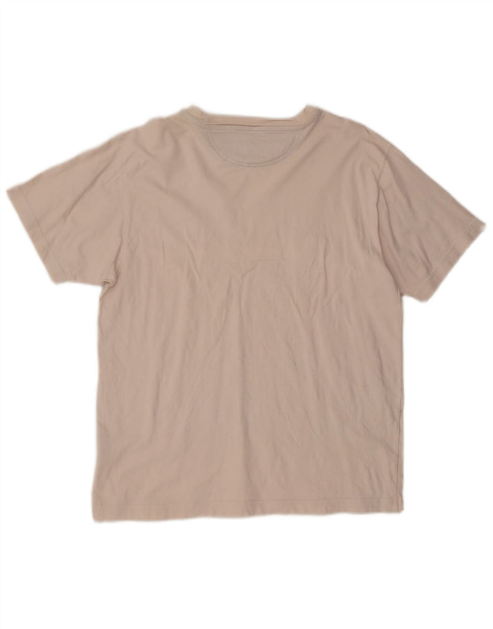 Columbia Mens Short Sleeve Regular Fit Graphic T-Shirt Top Medium Off White