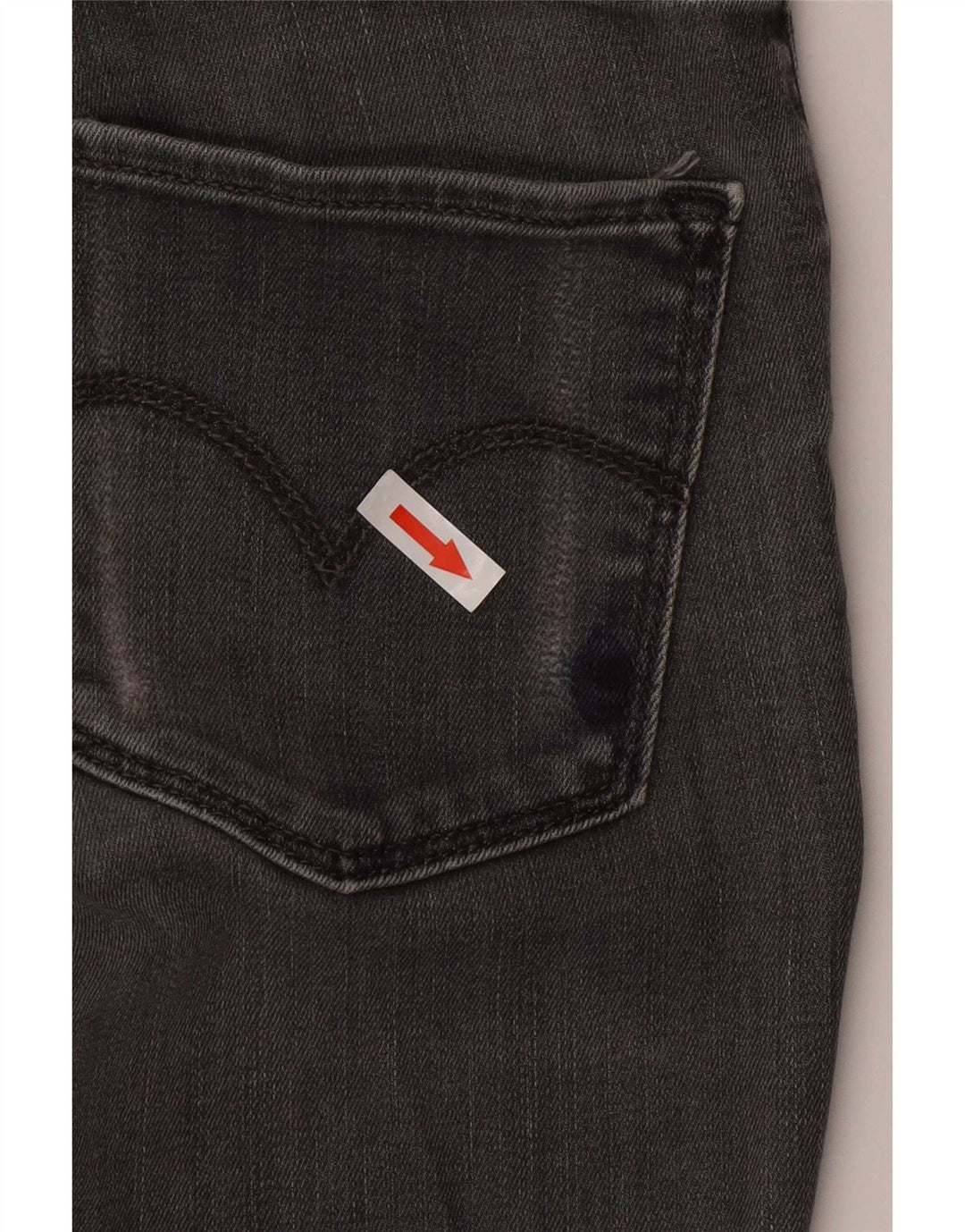 Damskie jeansy Levi's Skinny W26 L34 Szara bawełna