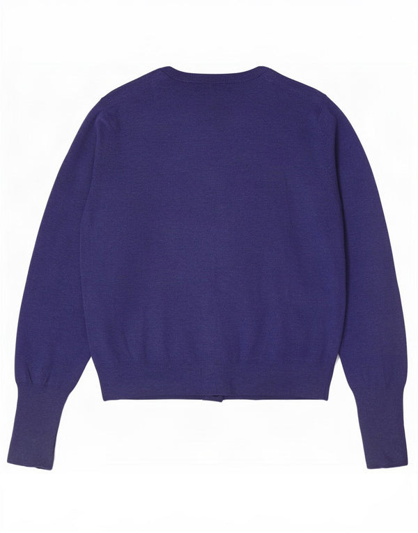 Marks & Spencer - Cárdigan para mujer, talla 40, viscosa azul medio
