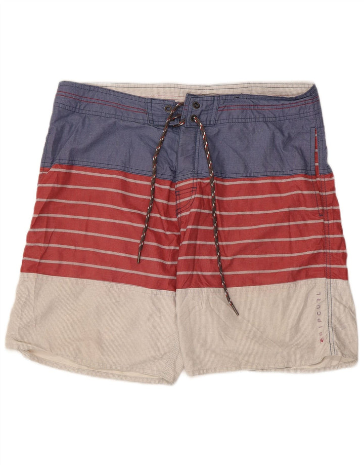 Rip Curl Mens Swimming Shorts Large  Multicoloured Colourblock Polyester