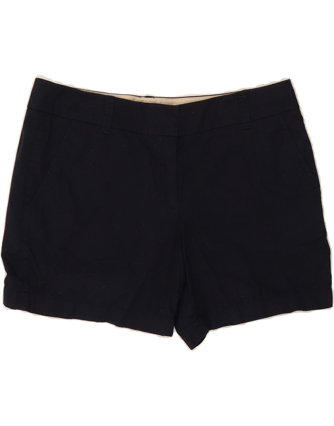 J. CREW Womens Chino Shorts US 6 Medium W32  Navy Blue Cotton Vintage J. Crew and Second-Hand J. Crew from Messina Hembry 
