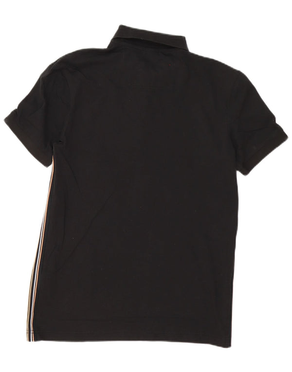 Polo Hugo Boss da uomo vestibilità regolare XS cotone nero