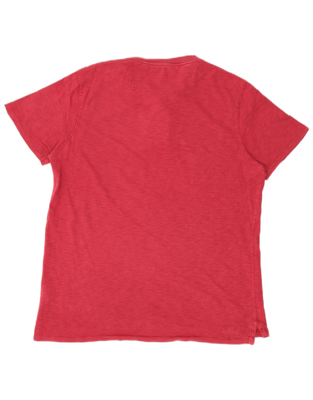 T-shirt da uomo Fat Face Top grande in cotone rosso