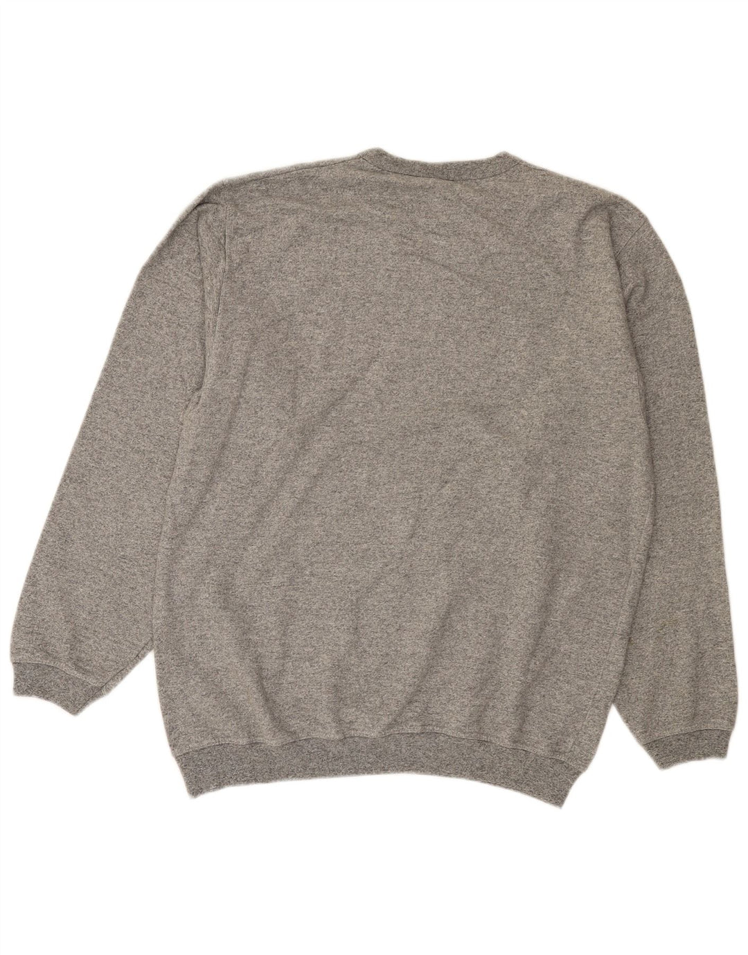 Champion Mens Graphic Sweatshirt Jumper Large Grey Flecked Cotton