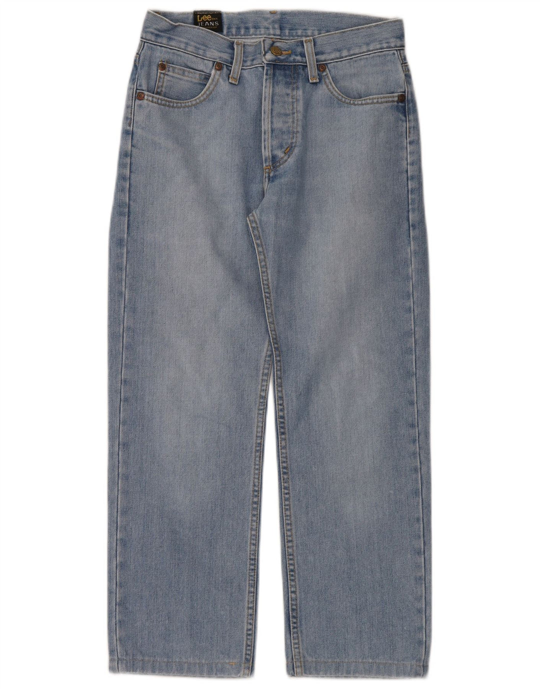 Lee Mens Seattle Straight Jeans W29 L24 Blue Cotton