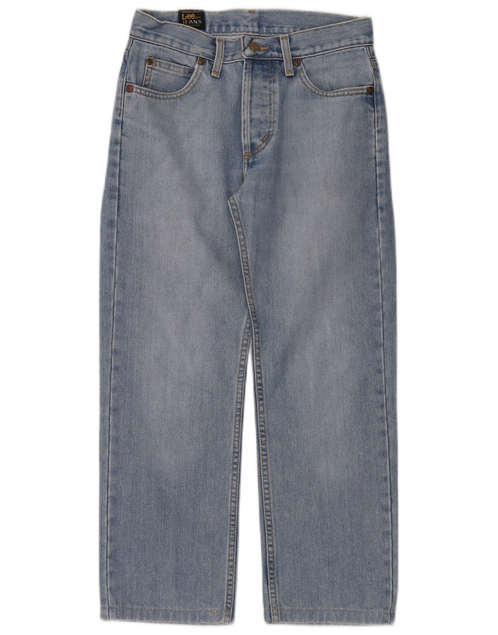 Lee Mens Seattle Straight Jeans W29 L24 Blue Cotton