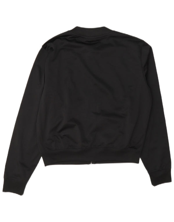 Champion Veste de survêtement graphique pour femme UK 14 Medium Black Colourblock