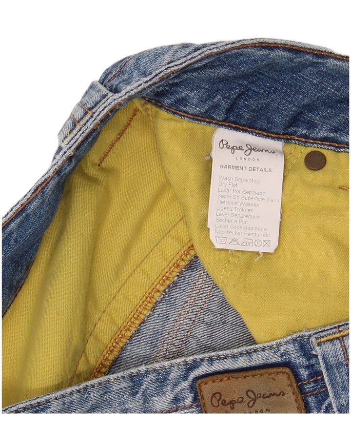 PEPE Jeans Herre Denim Bermuda Shorts W31 Medium Blue Bomuld