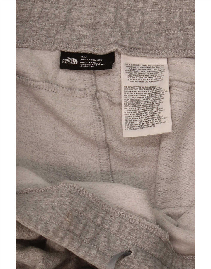 The North Face Mens Graphic Tracksuit Trousers Joggers Medium Grey Flecked
