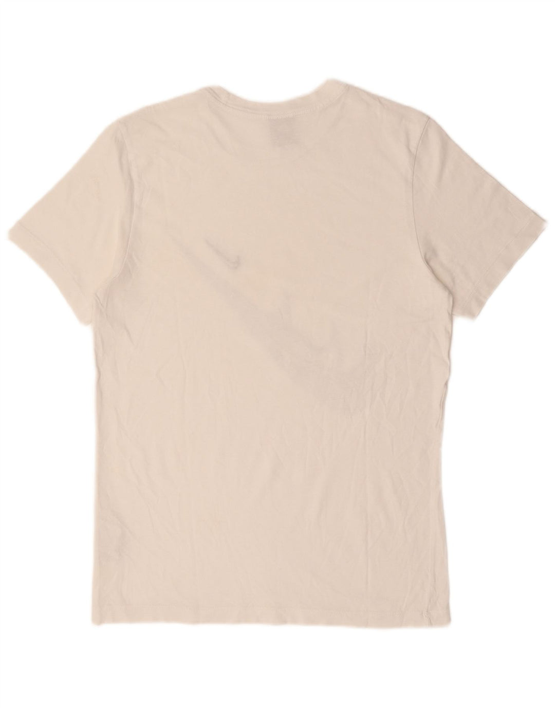 Nike Mens Graphic T-Shirt Top Medium White Cotton