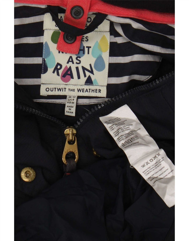 Joules Γυναικείο μπουφάν βροχής UK 12 Medium Navy Blue Polyamide
