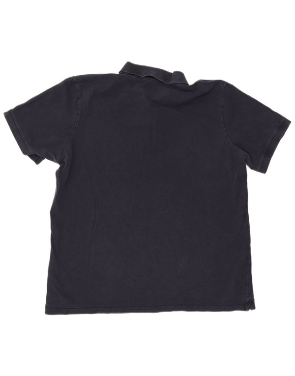 Ανδρικό μπλουζάκι πόλο Jack & Jones XL Navy Blue