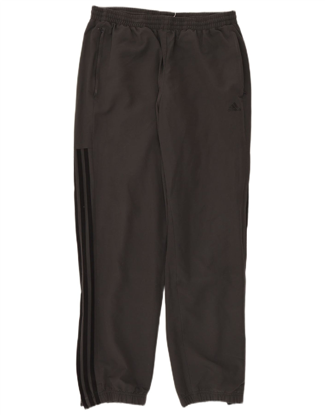 ADIDAS Mens Tracksuit Trousers Joggers Large  Grey Polyester