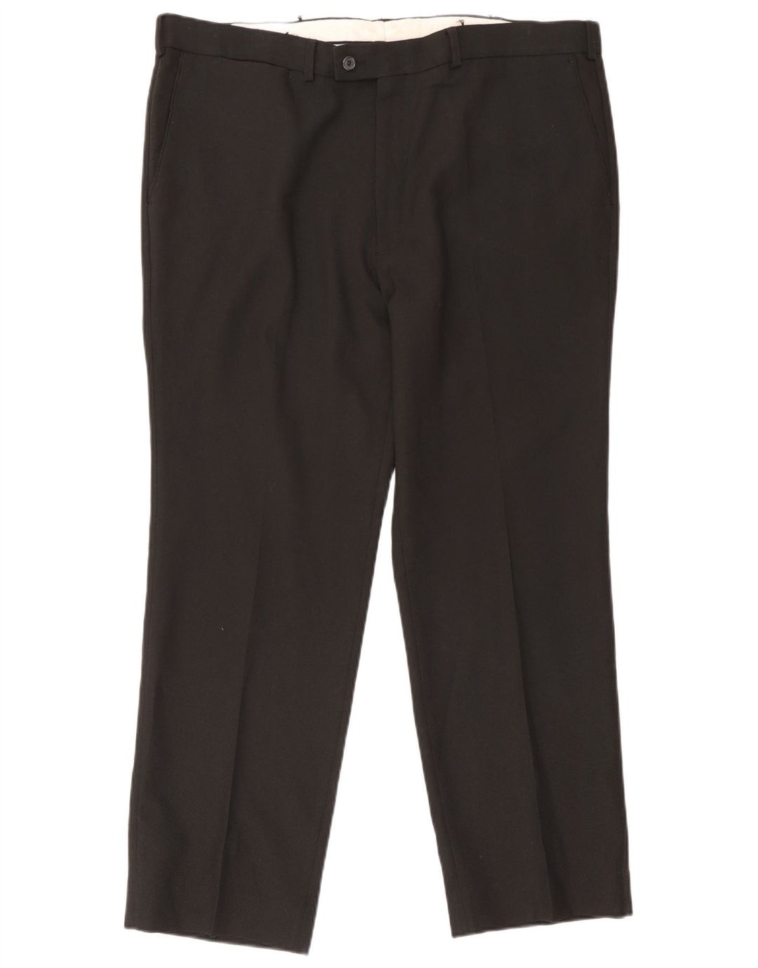 Farah Mens Straight Suit Trousers W42 L30 Black