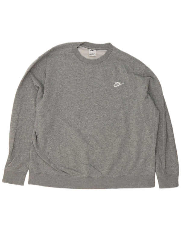Nike Homme Sweatshirt Jumper XL Gris Coton