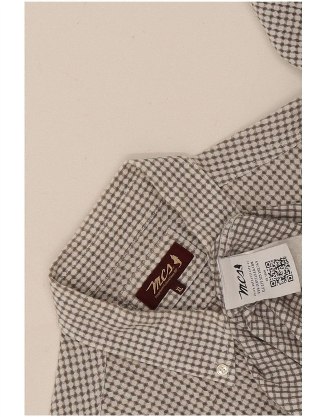 Marlboro Classics Chemise Homme XL Gris Géométrique