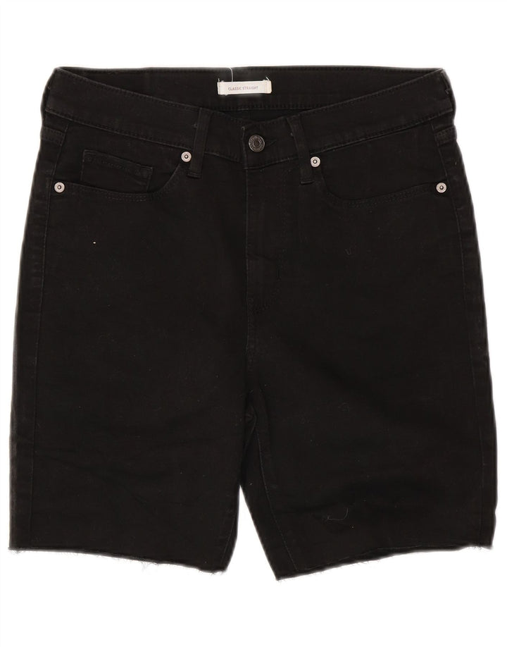 Γυναικείο τζιν σορτς LEVI'S Classics W29 Μεσαίο μαύρο βαμβακερό