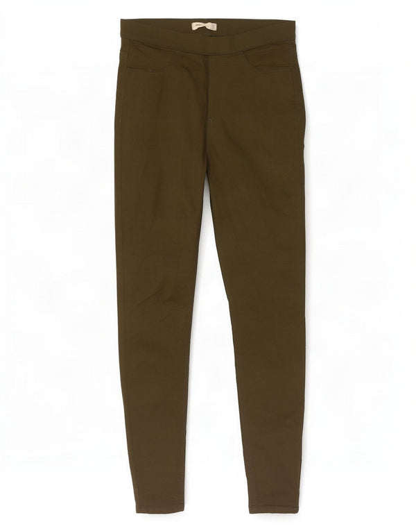 Marks & Spencer női Jegging farmer UK 10 kicsi W28 L30 khaki pamut
