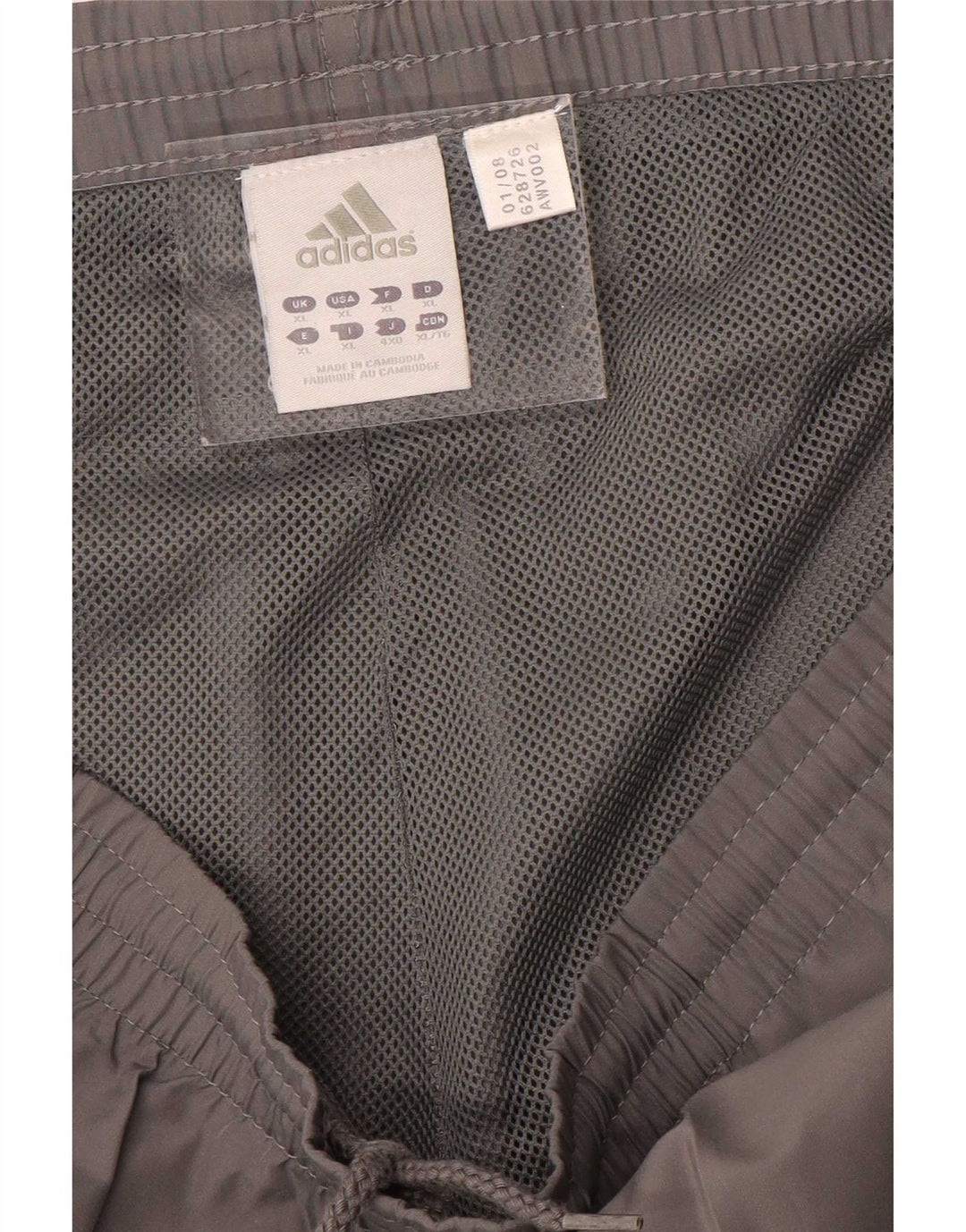 Adidas Mens Tracksuit Trousers XL  Grey