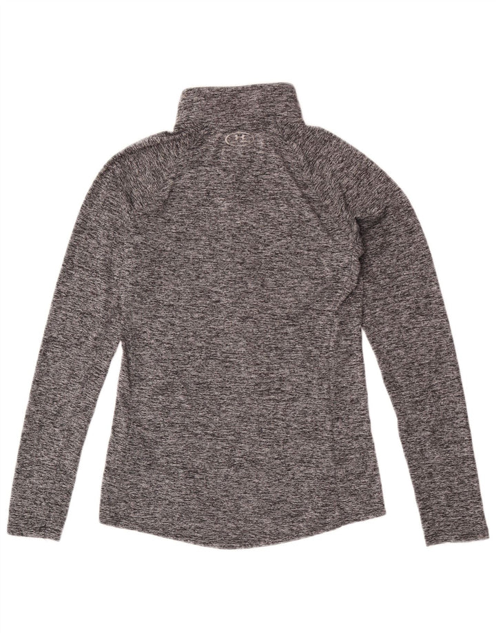Under Armour Mens Heat Gear pulóveres tréningruha felső kis, szürke foltos