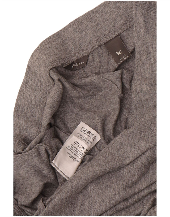 Eddie Bauer Jupe Maxi Femme Large W36 Gris Moucheté Coton
