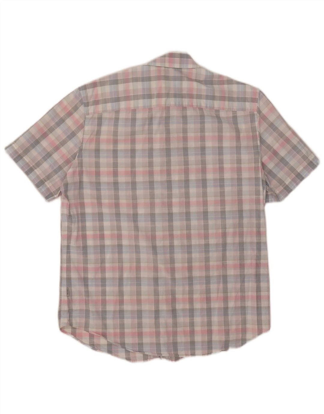 Calvin Klein Chemise à manches courtes homme en coton à carreaux multicolore moyen