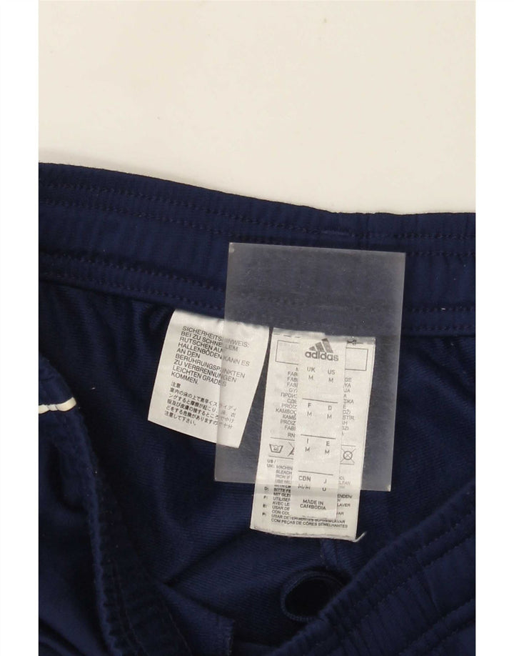 Adidas Mens Tracksuit Trousers Joggers Medium  Navy Blue Polyester