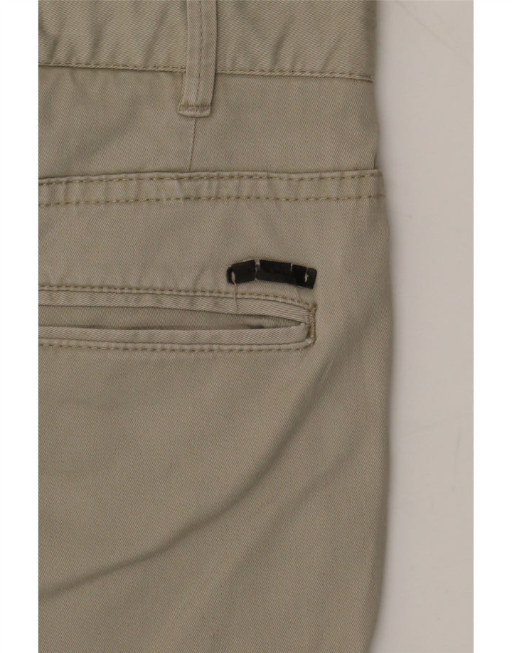 ZARA Mens Slim Chino Trousers W33 L32 Beige Vintage Zara and Second-Hand Zara from Messina Hembry 