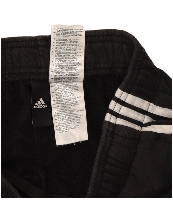 Adidas Mens Tracksuit Trousers Medium  Black Cotton