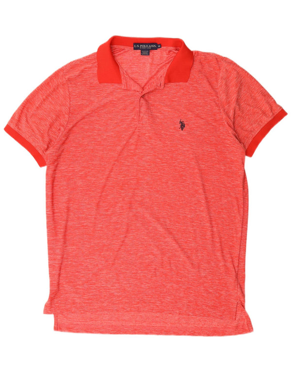 U.S. Polo Assn. Herreskjorte Medium Rød Flecked Polyester