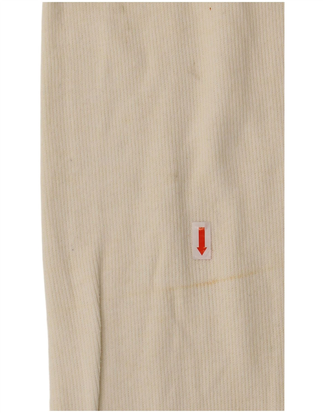 GYMNASIUM Womens Oversized Button Neck Jumper Sweater UK 16 Large White