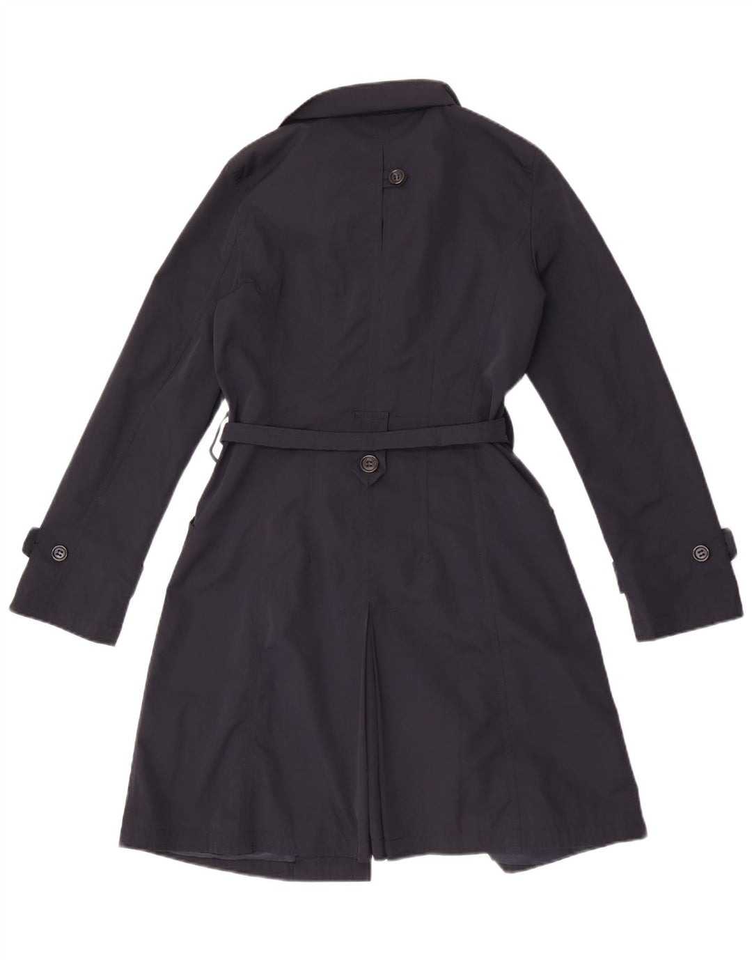 Max & Co. Trench Coat til kvinder UK 8 Lille marineblå polyamid