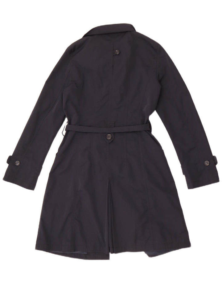 Max & Co. Trench Coat til kvinder UK 8 Lille marineblå polyamid