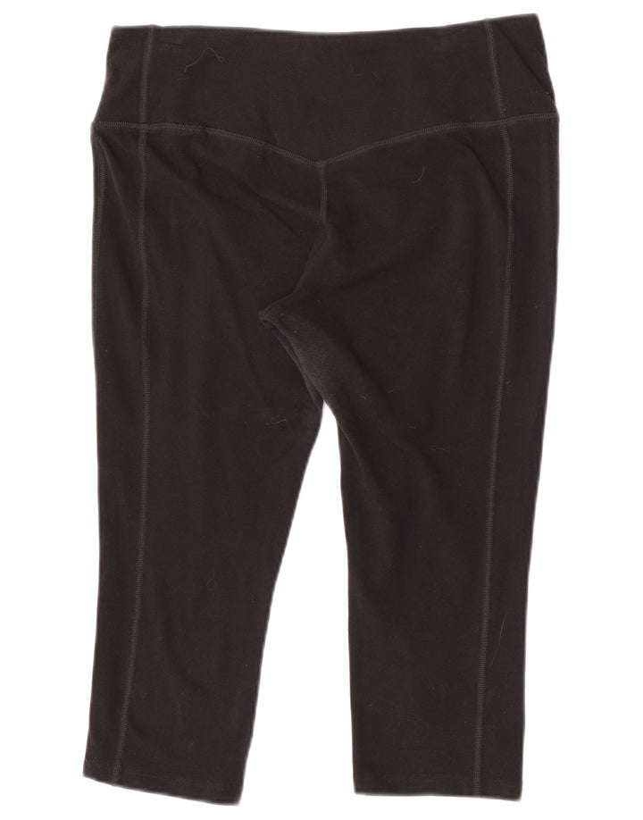 Nike Womens Dri Fit Capri Leggings UK 14 Large  Black