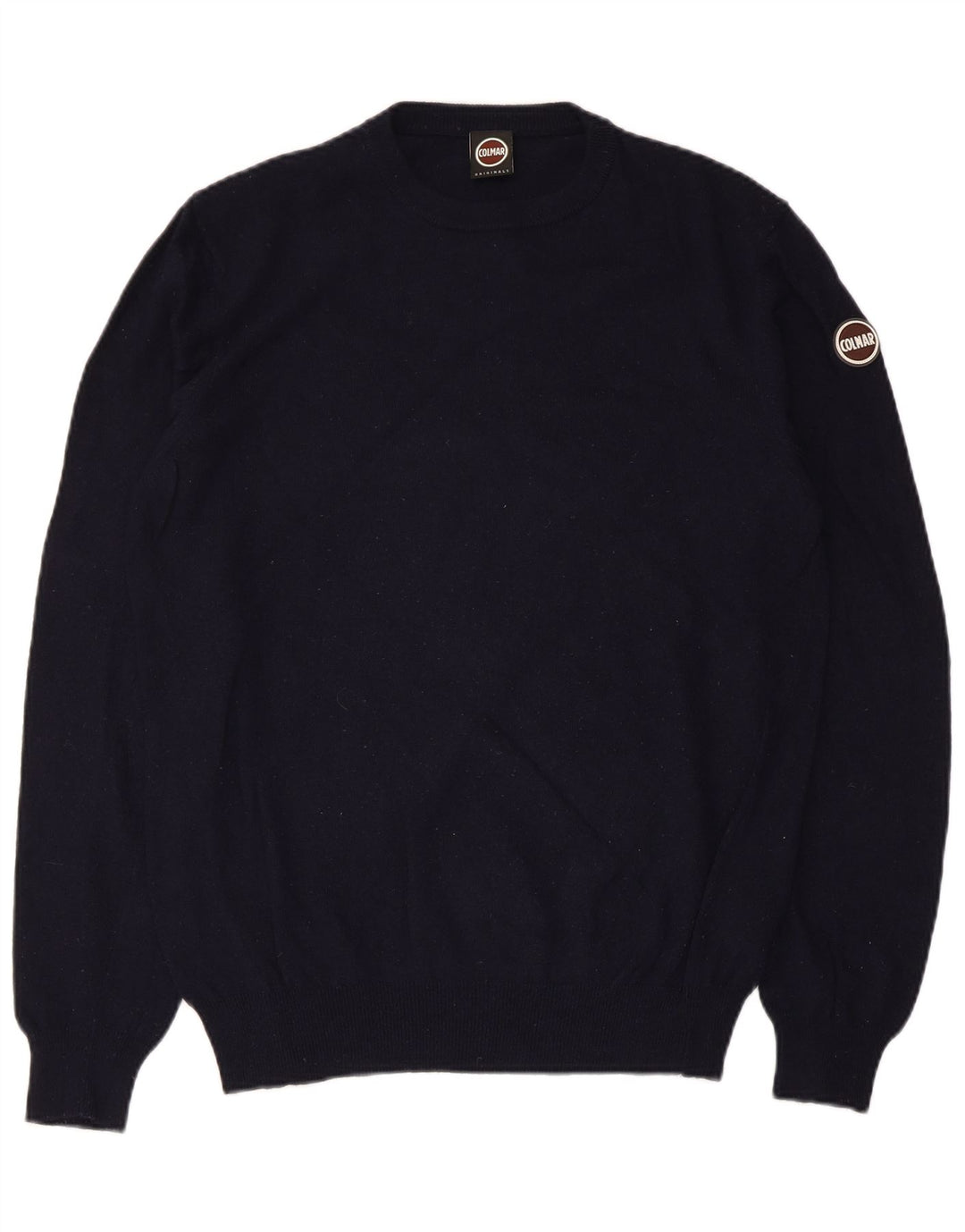 Colmar Herre Crew Neck Jumper Sweater XL Navy Blue Polyamide