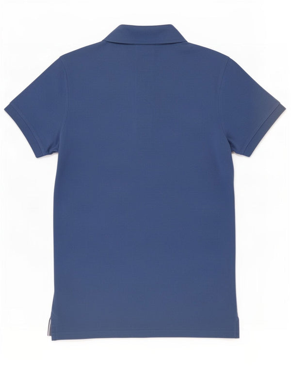 Diadora Mens Polo Shirt Medium Blue Cotton