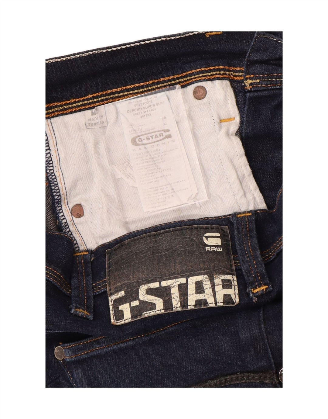 Jeans slim da donna G-Star W28 L32 Blu navy